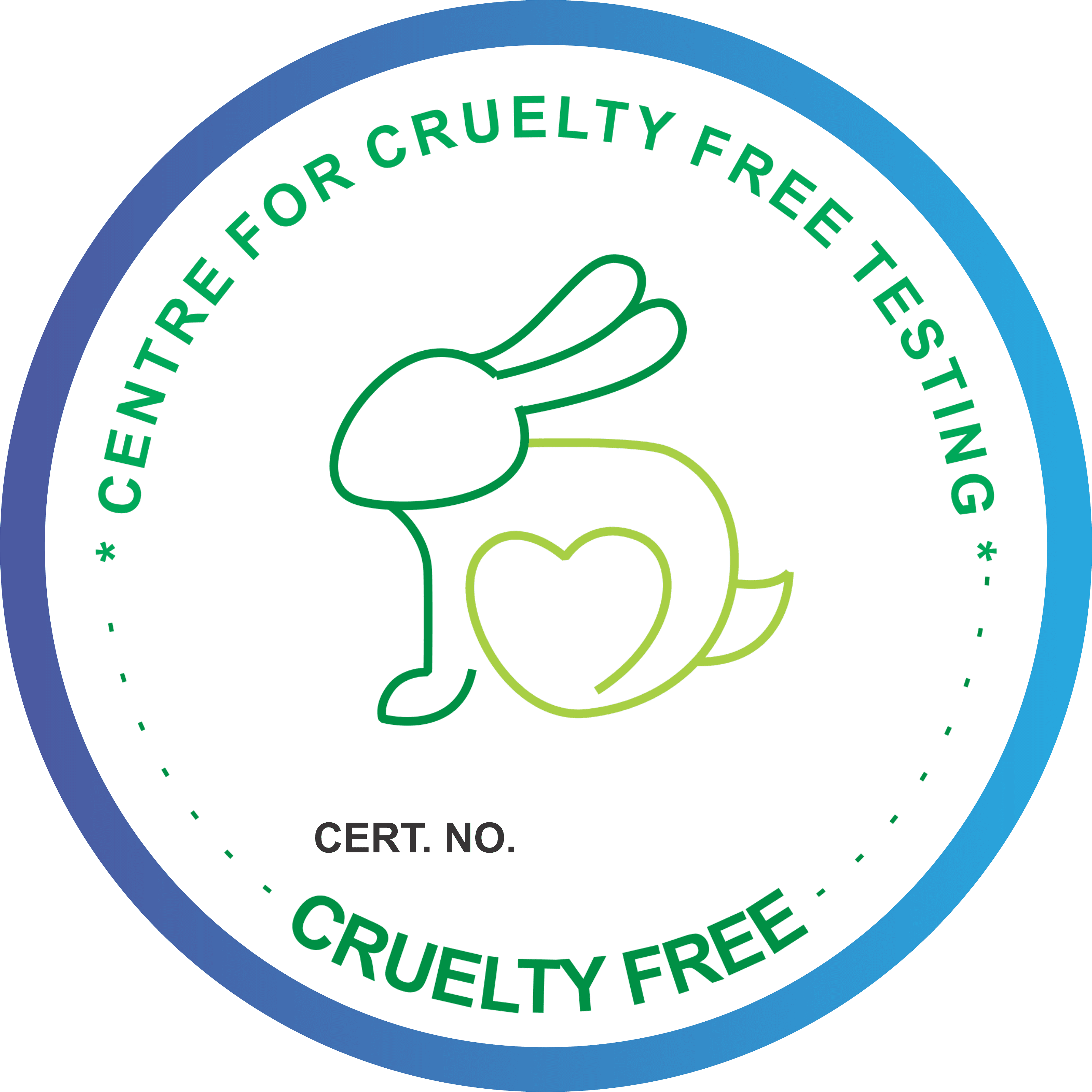 Cruelty free Certificate - Safe ingredients